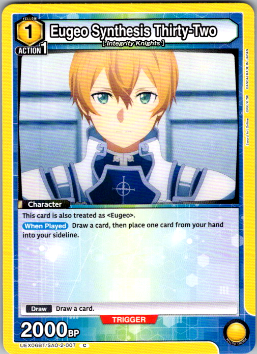 Eugeo Union Arena card from Stratlock Collectibles