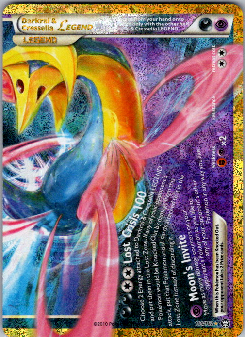Darkrai & Cresselia LEGEND #100/102 | Triumphant | Ultra Rare | English
