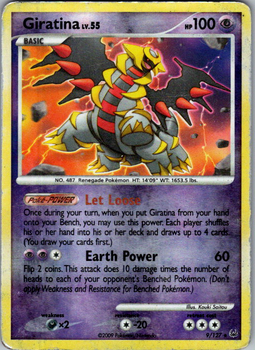 Giratina #9/127 | Platinum | Holo Rare | English
