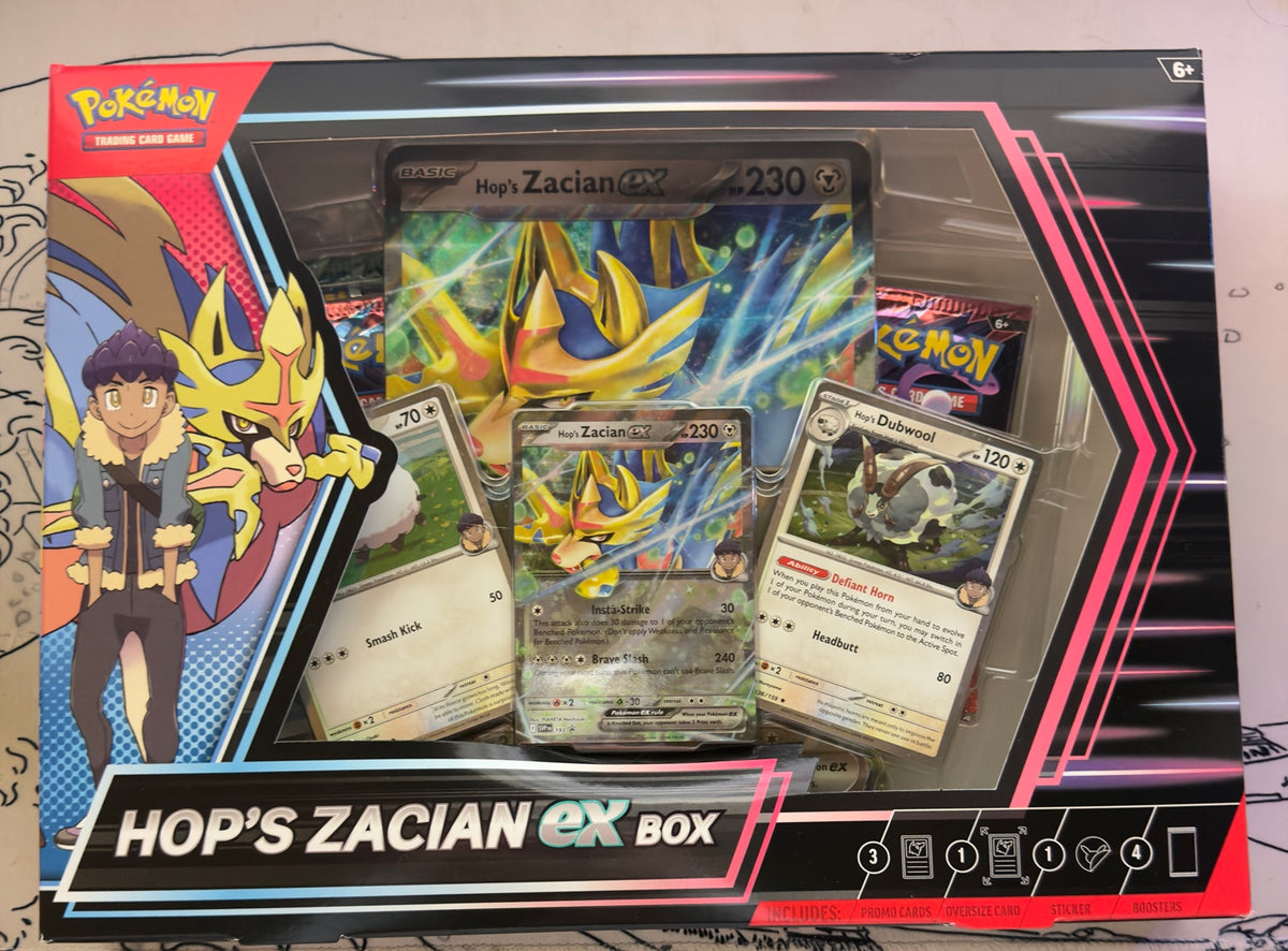 Pokémon TCG: Hop's Zacian ex Box