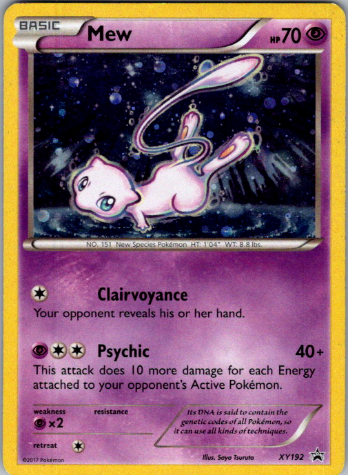 Mew #XY192 | XY Promos | Promo | English